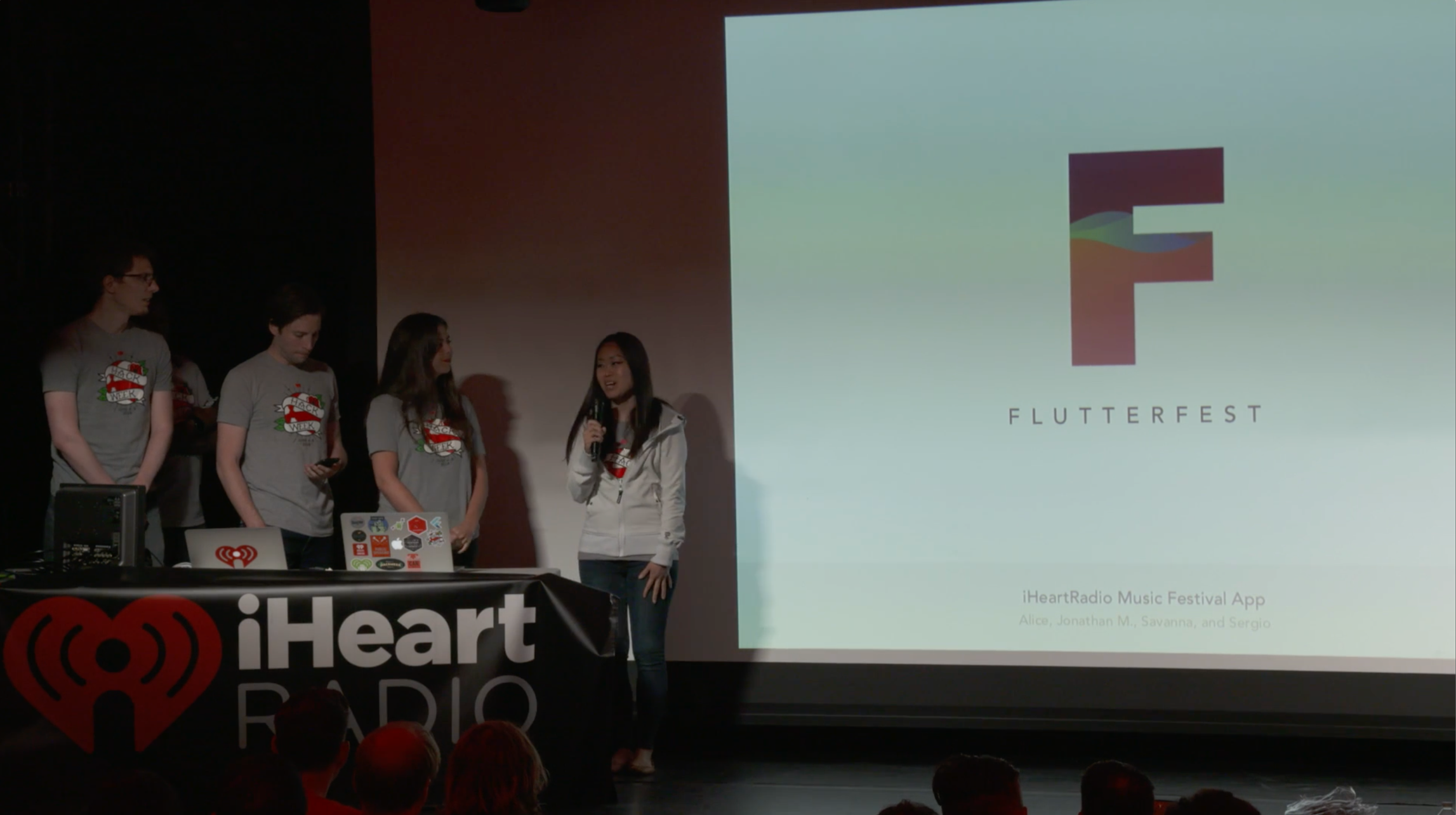 Figure 9. At the end of the Hack Week competition, we presented our work and demonstrated the product to the company.