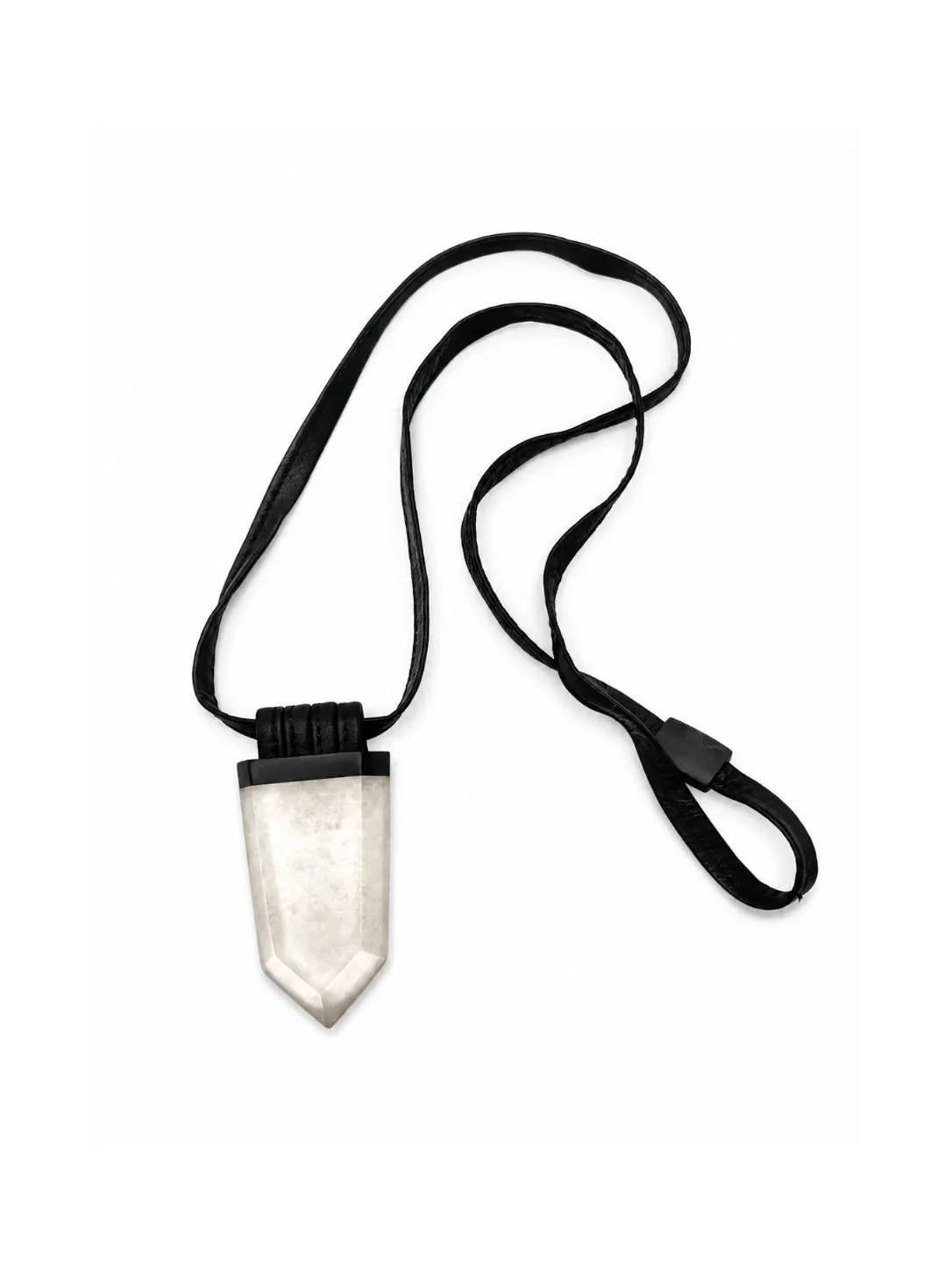 Monies Lucite Crystal Pendant