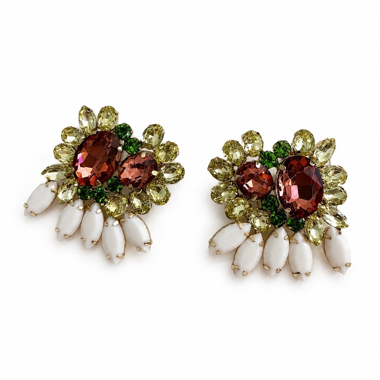 Autumn Bloom Crystal Earrings