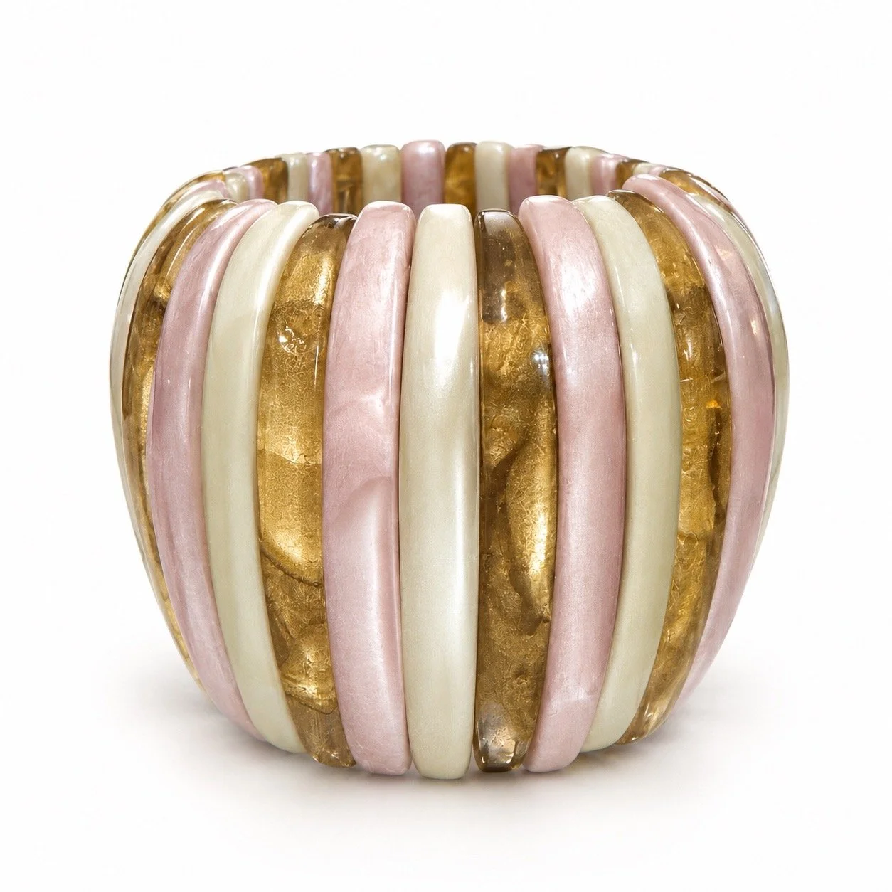 Dominique Denaive Lucite Mother of Pearl Bracelet