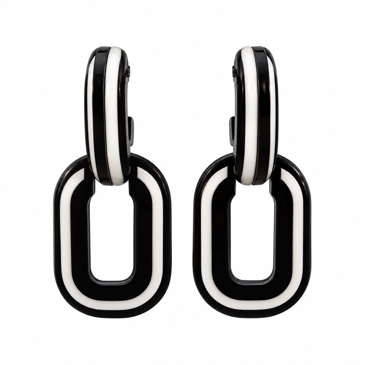 Gissa Bicalho Geometric Long Earrings
