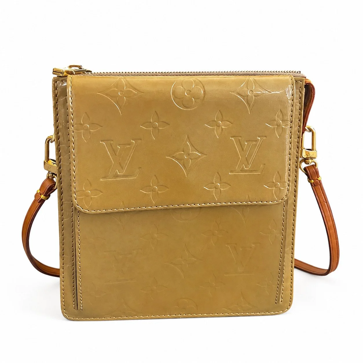 Louis Vuitton Gold/Tan Mott Bag