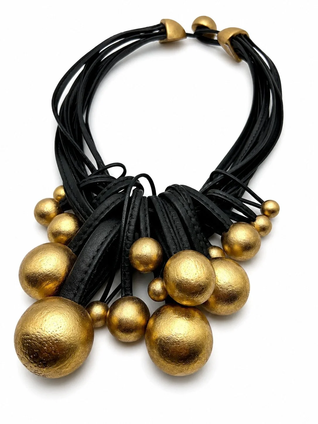 Monies Goldleaf Spheres Necklace