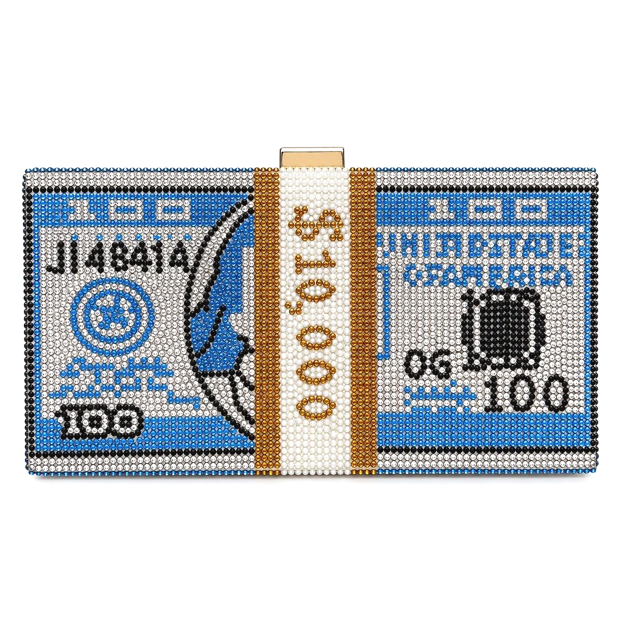 Blue Money Handbag