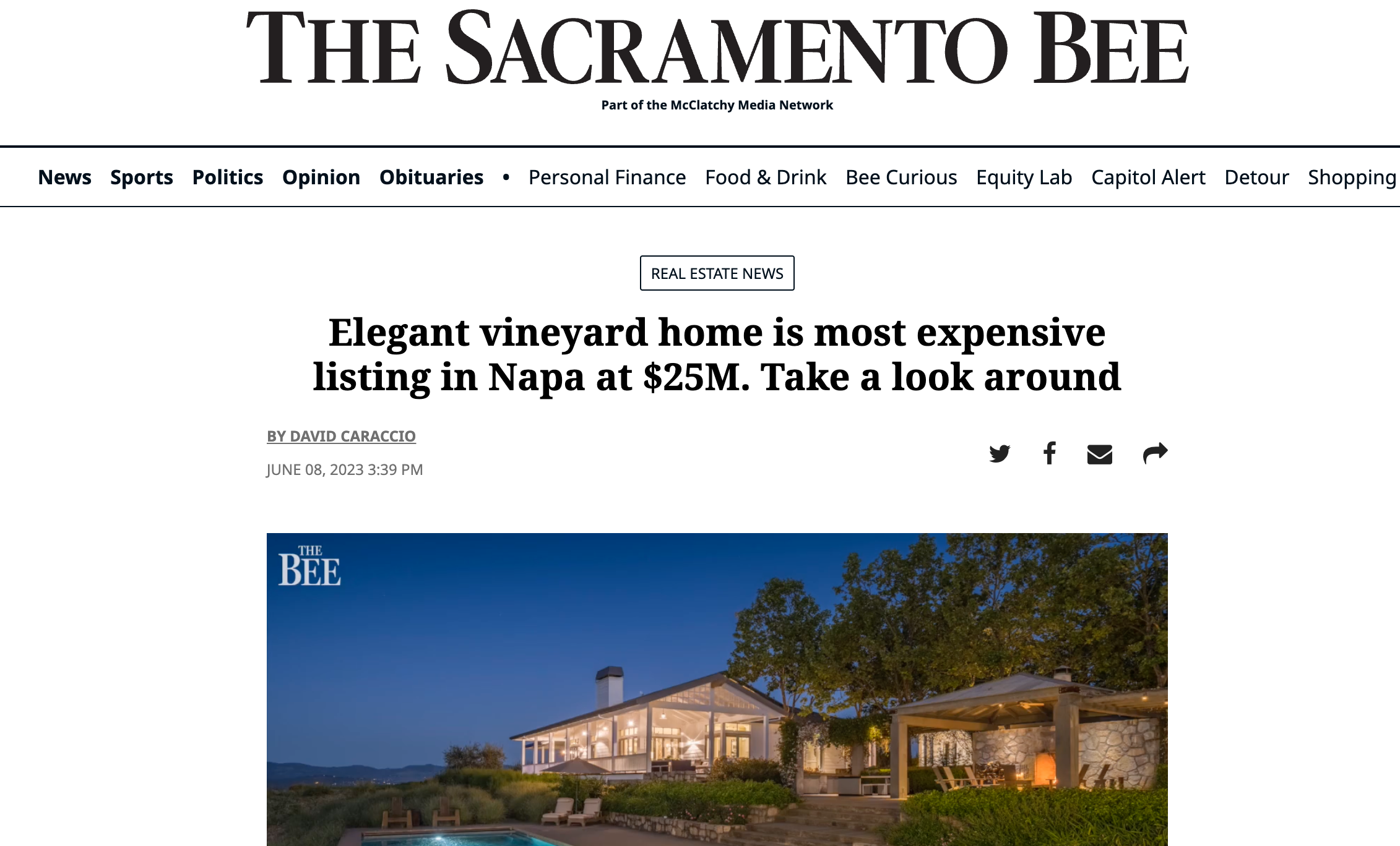 This Stunning Napa Valley Residence Spans 56 Acres