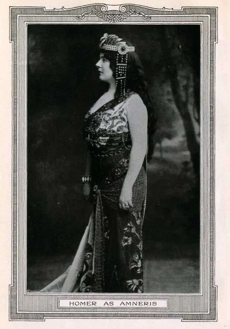Louise Homer as Amneris