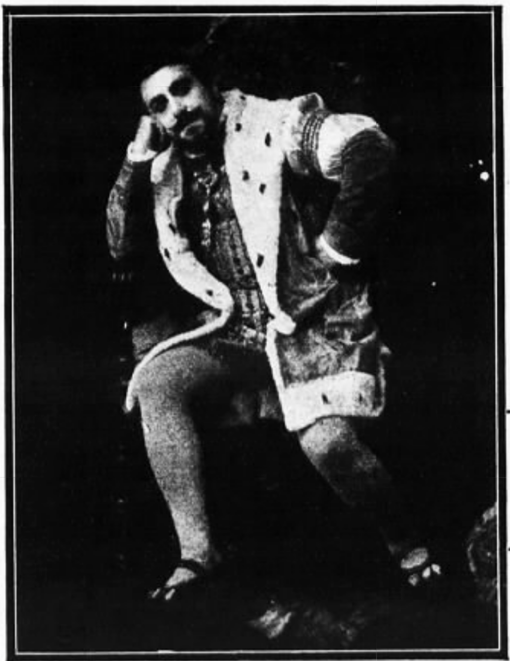 Cacialli, probably as Silva in “Ernani,” Sydney 1917