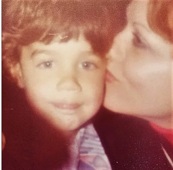 Young Carson and his mom, Pattie, on his Instagram. @CarsonDaly
