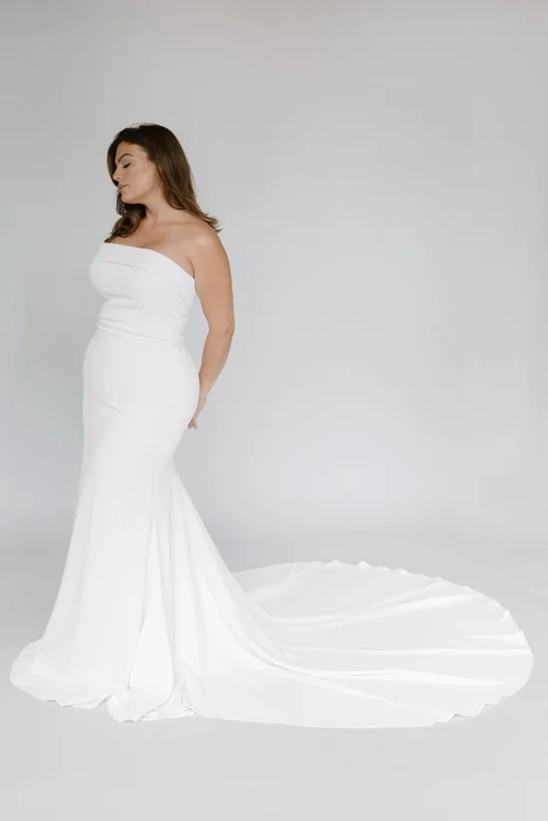 slim fit dress slacks Sottero & Midgley Annika Wedding Dress main image 0