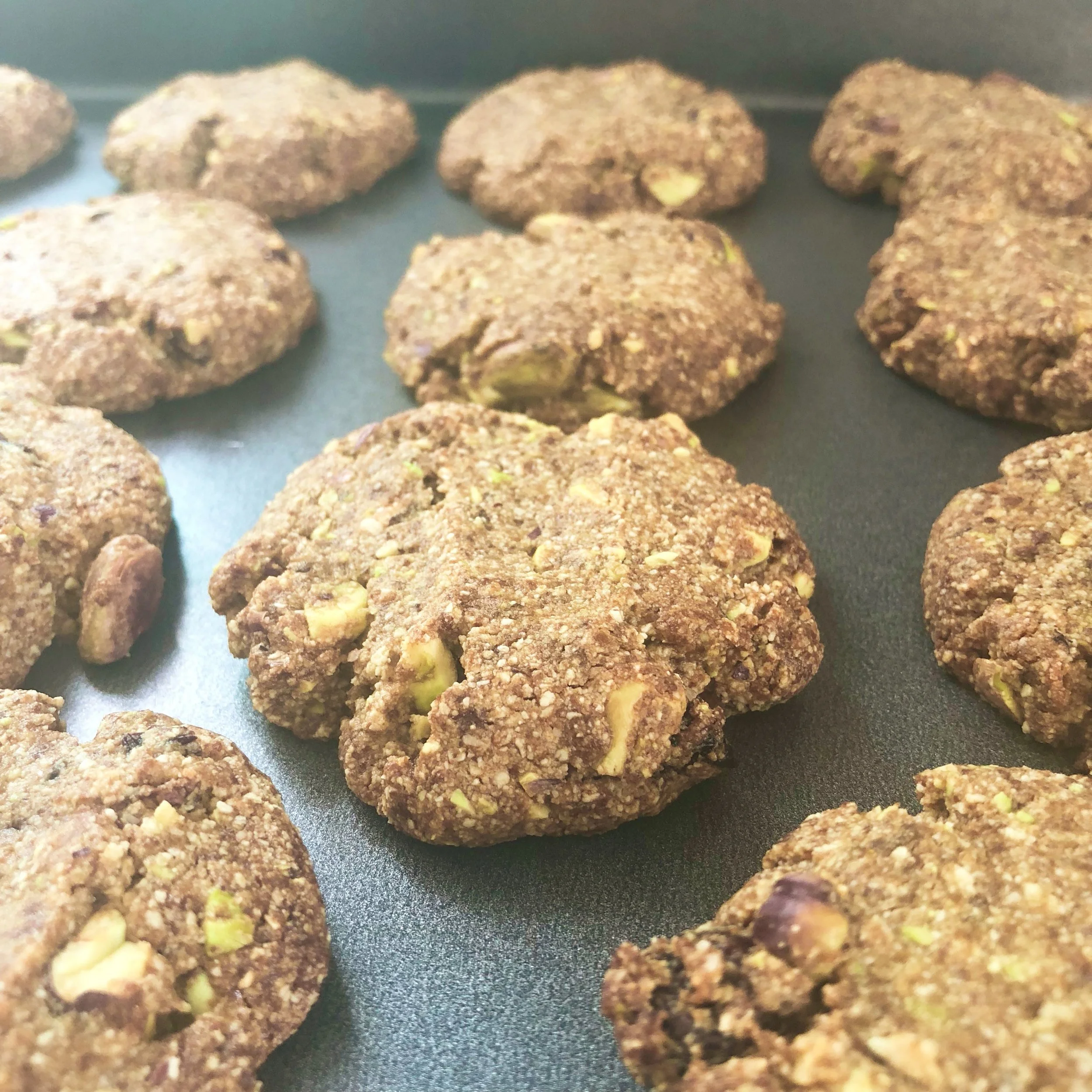 Pistachio cookies