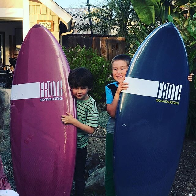 Ando and his bestie excited for summer and many years of surf ahead! June gloom is in full effect but hopefully July will bring the sun!