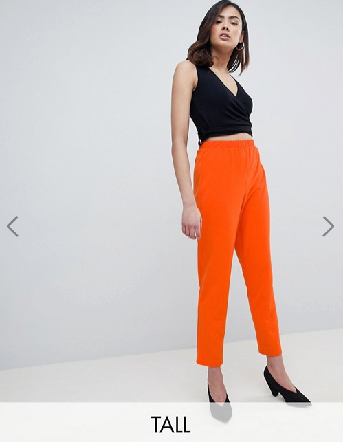 ASOS DESIGN- Pull on Tapered Pants