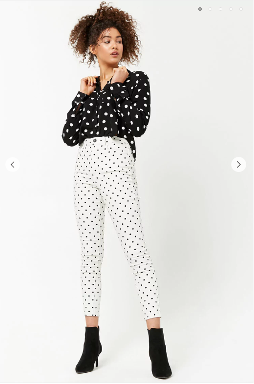 Forever21- Polka Dot Skinny Jeans