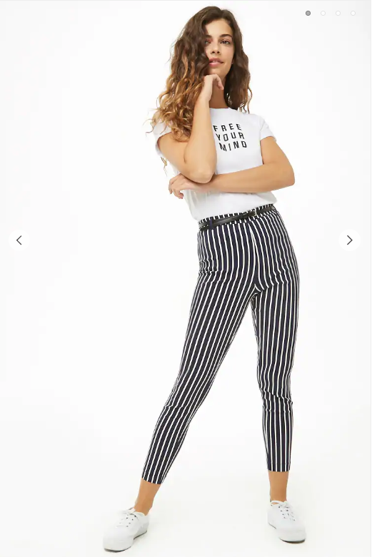 Forever21- Striped Skinny pants