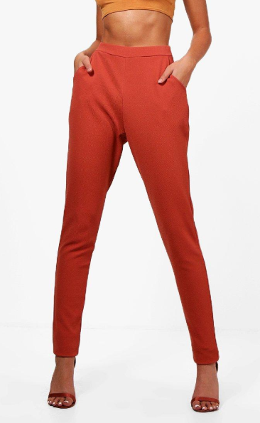 BooHoo- TALL Skinny Crepe 2 Pocket Trousers