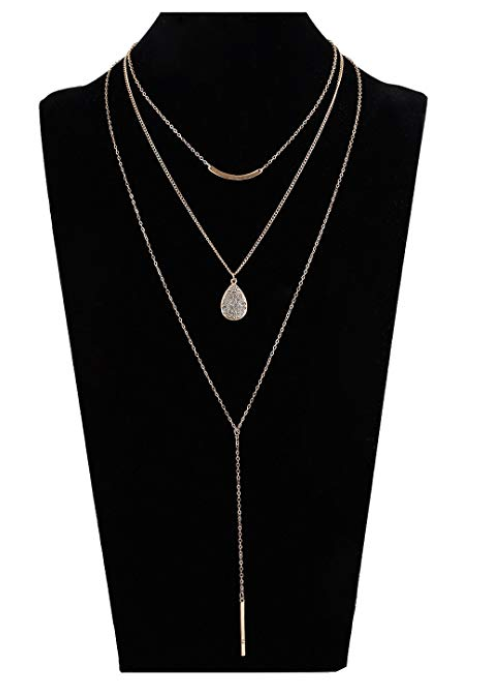 Amazon Seni Jewelry- Long Boho Layered Necklace