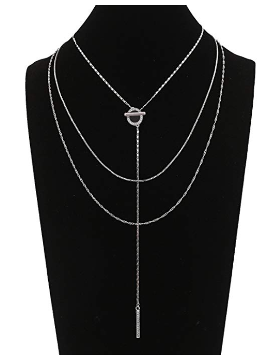 Amazon Seni Jewelry- Layered Choker Necklace 