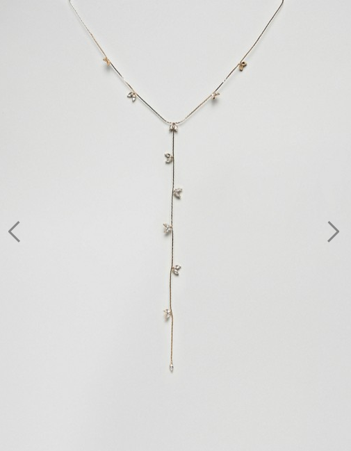 Asos Liars & Lovers- Gem Detail Necklace