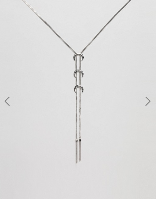 Asos Missguided- Drop Plunge Multi Horn Necklace