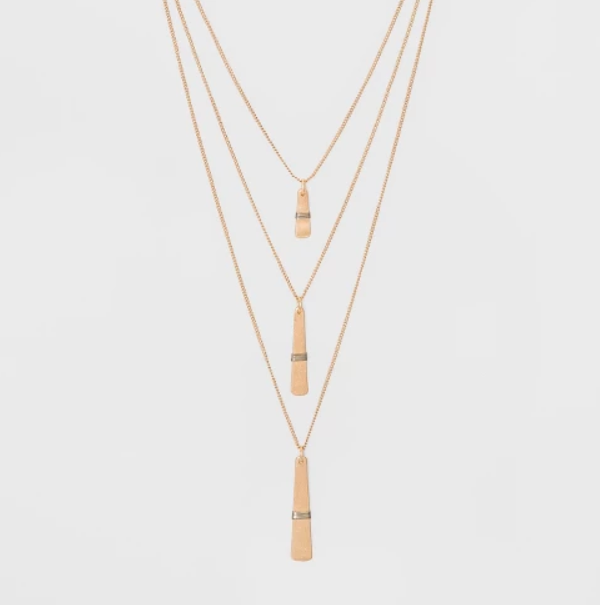 Target- Multi Row Wrap Layered Necklace
