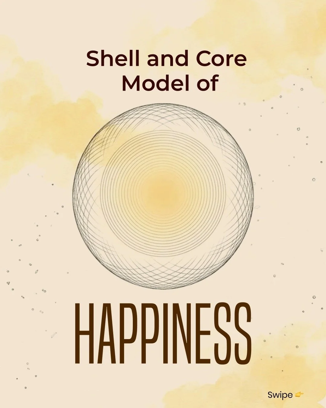 Happiness isn&rsquo;t just about feeling good or avoiding stress.
It has layers; and most people only focus on the surface.

The Shell &amp; Core Model suggests:
Outer moments don&rsquo;t last without inner stability.
Real happiness is built; not jus