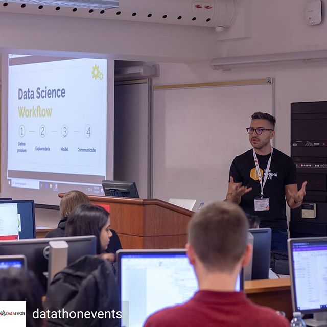 Reposted from @datathonevents -  Thank you @thecodinghive for running a fantastic AI in Cancer Research workshop at Datathon 2019! 👍