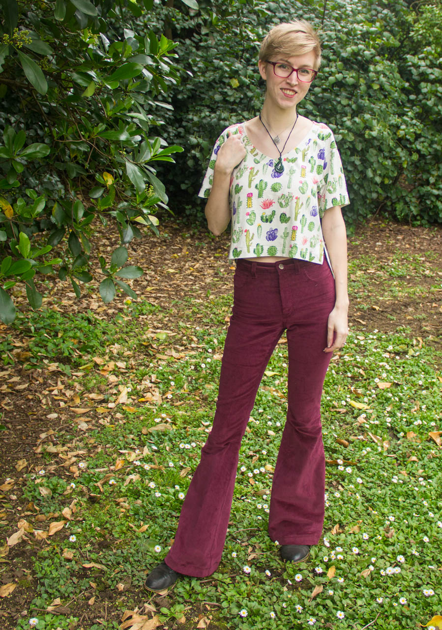 LEE Heritage Glazed Ginger Corduroy Flare Pants