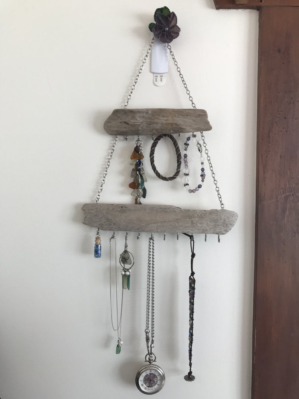 Handmade Driftwood Jewelry Hanger