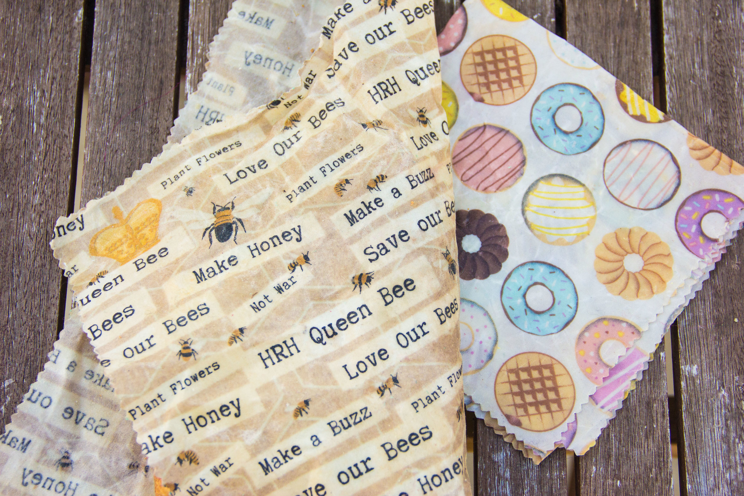 Reusable Beeswax Food Wraps - a Photo Tutorial and group project