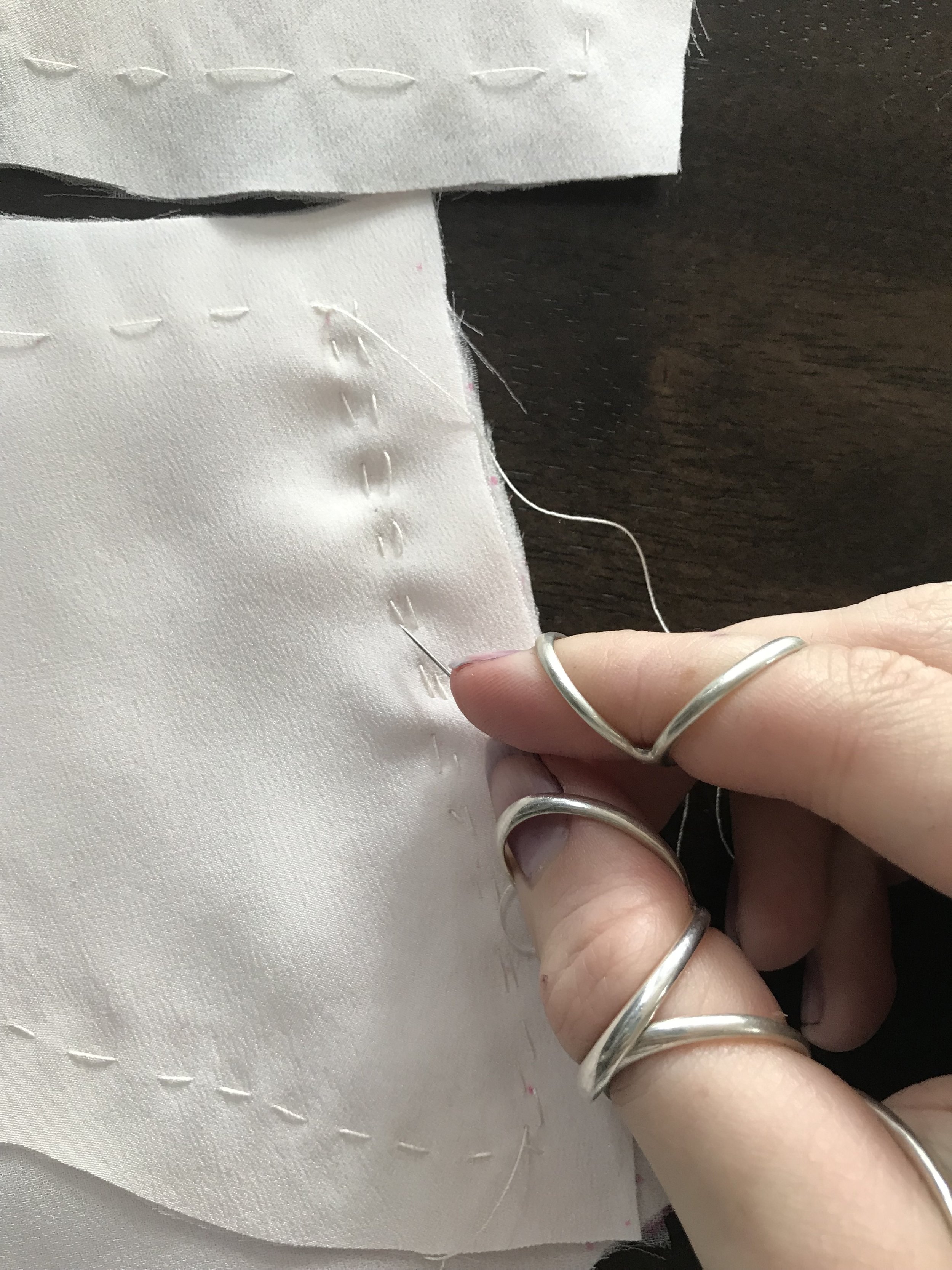 Handmade Wedding Dress Chapter 11: Skirt Construction and Dress