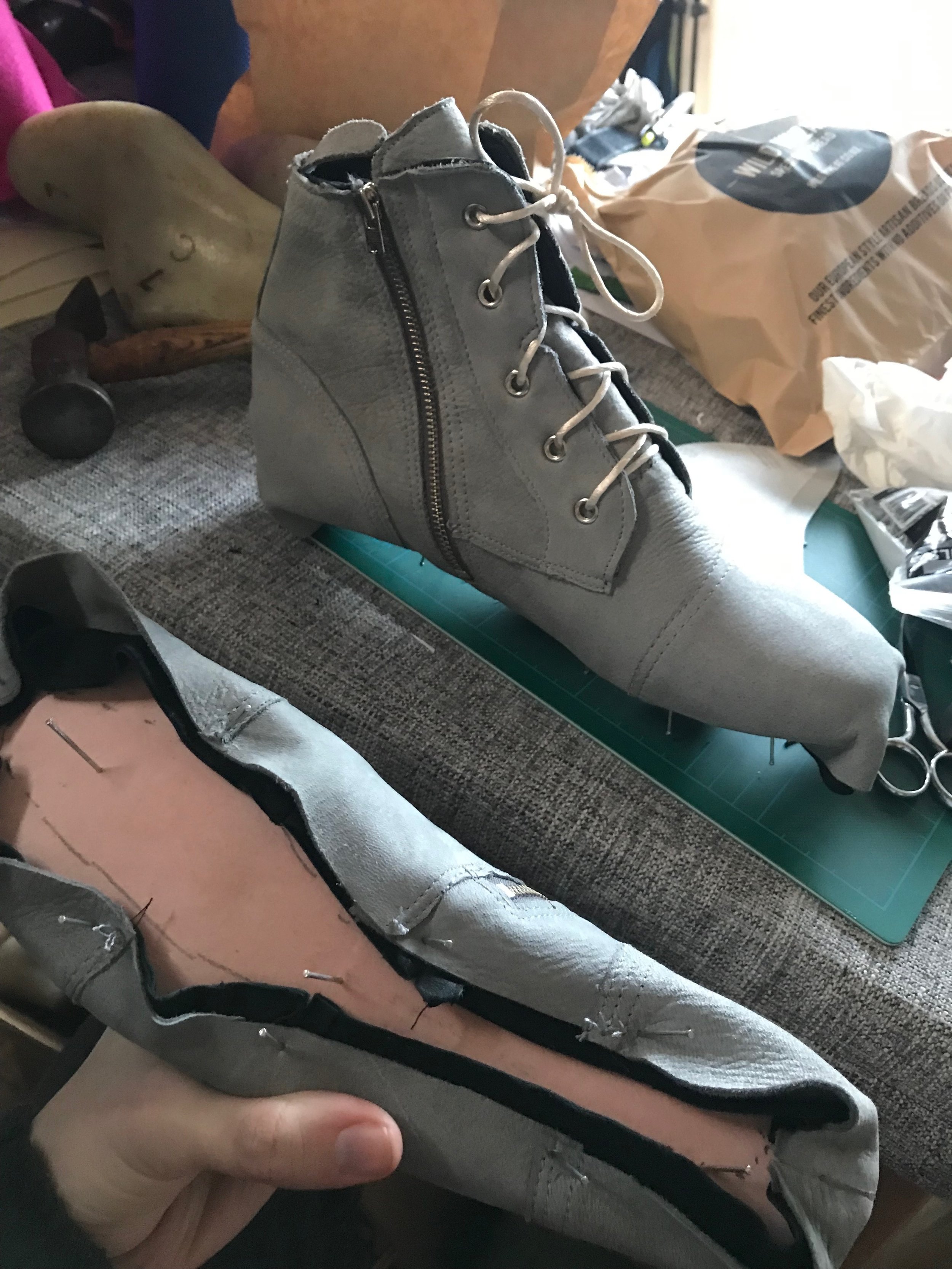 Shoemaking: Lasting the Shoes — Kat Makes