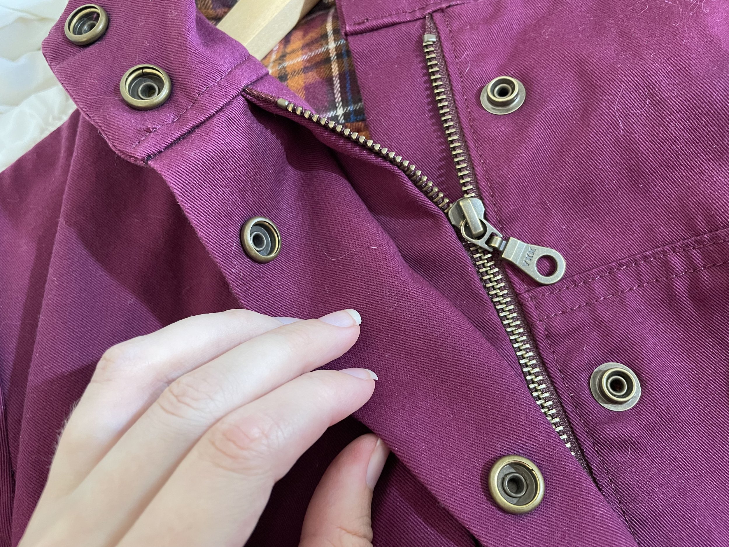 Sewing Snaps onto Garments 