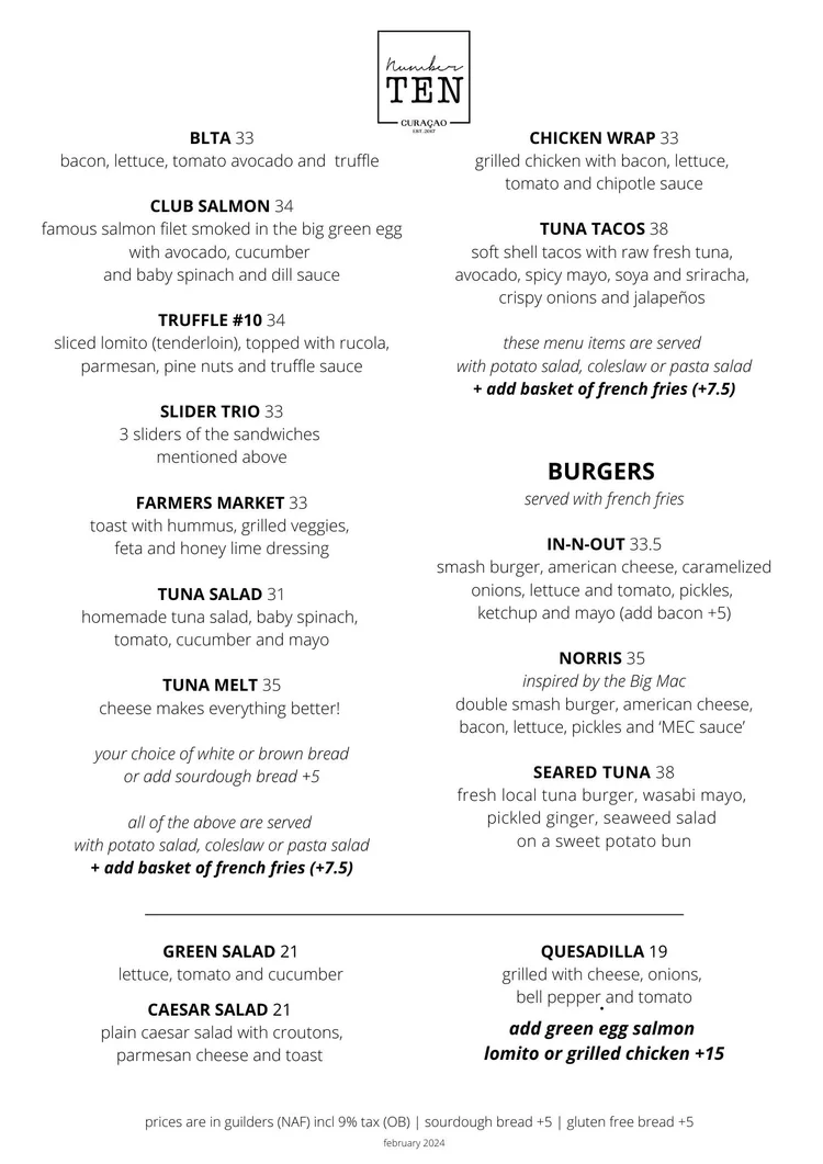 Coffee Breakfast Lunch Number Ten Cura ao coffee-breakfast-lunch-number-ten-cura-ao