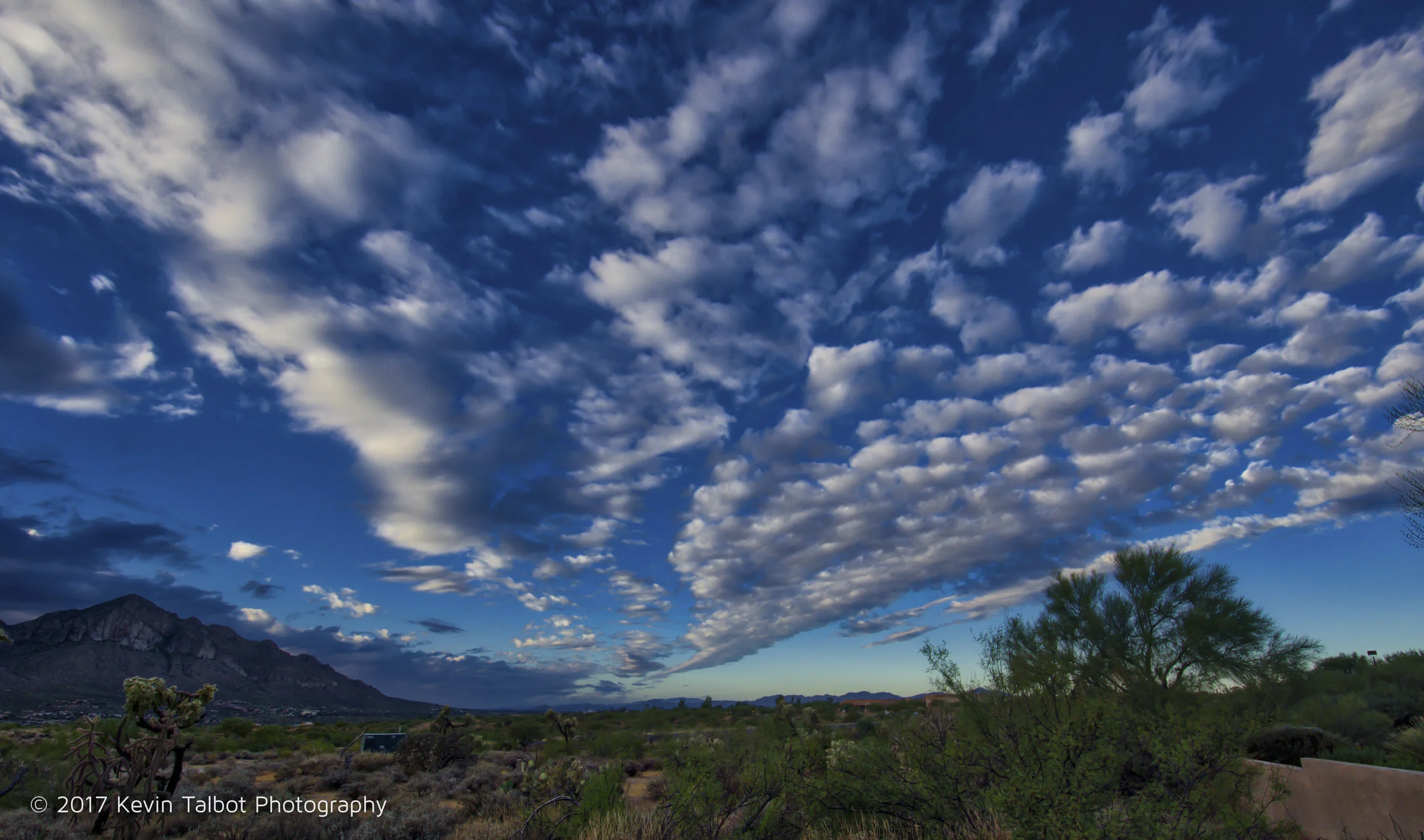 Tucson morning clouds