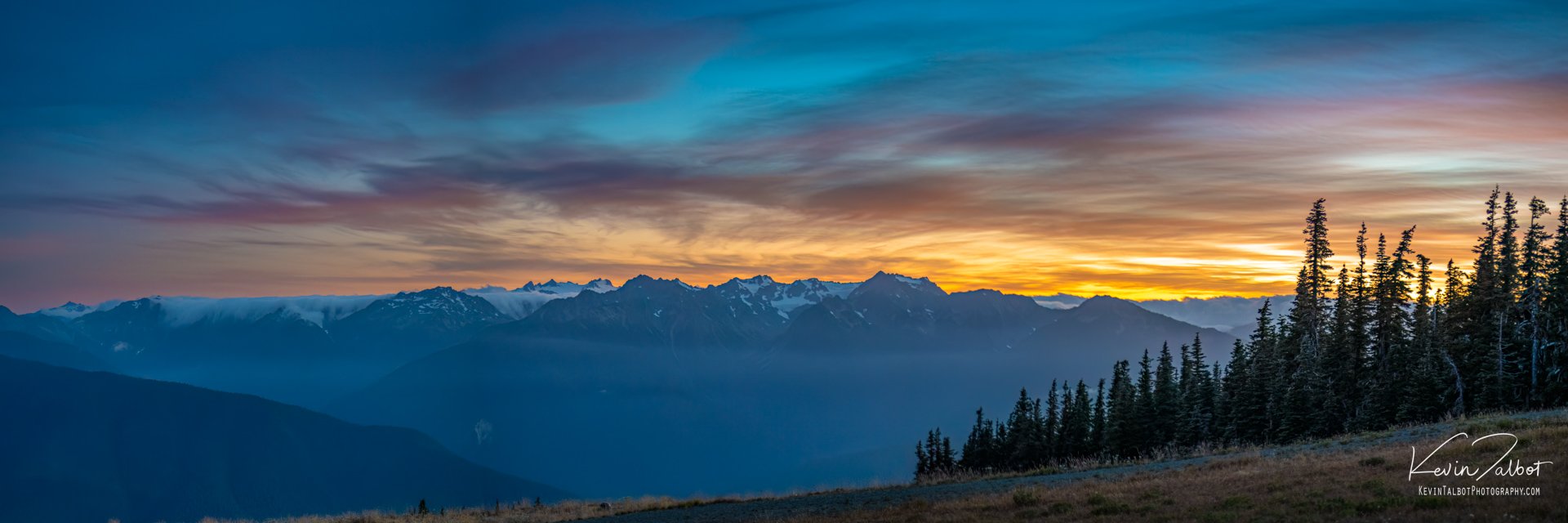 "Hurricane Ridge Sunset"    