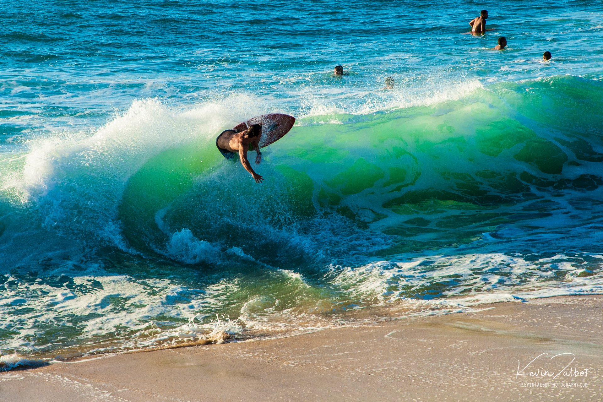 "Waimea Bay Skim Boarder"  