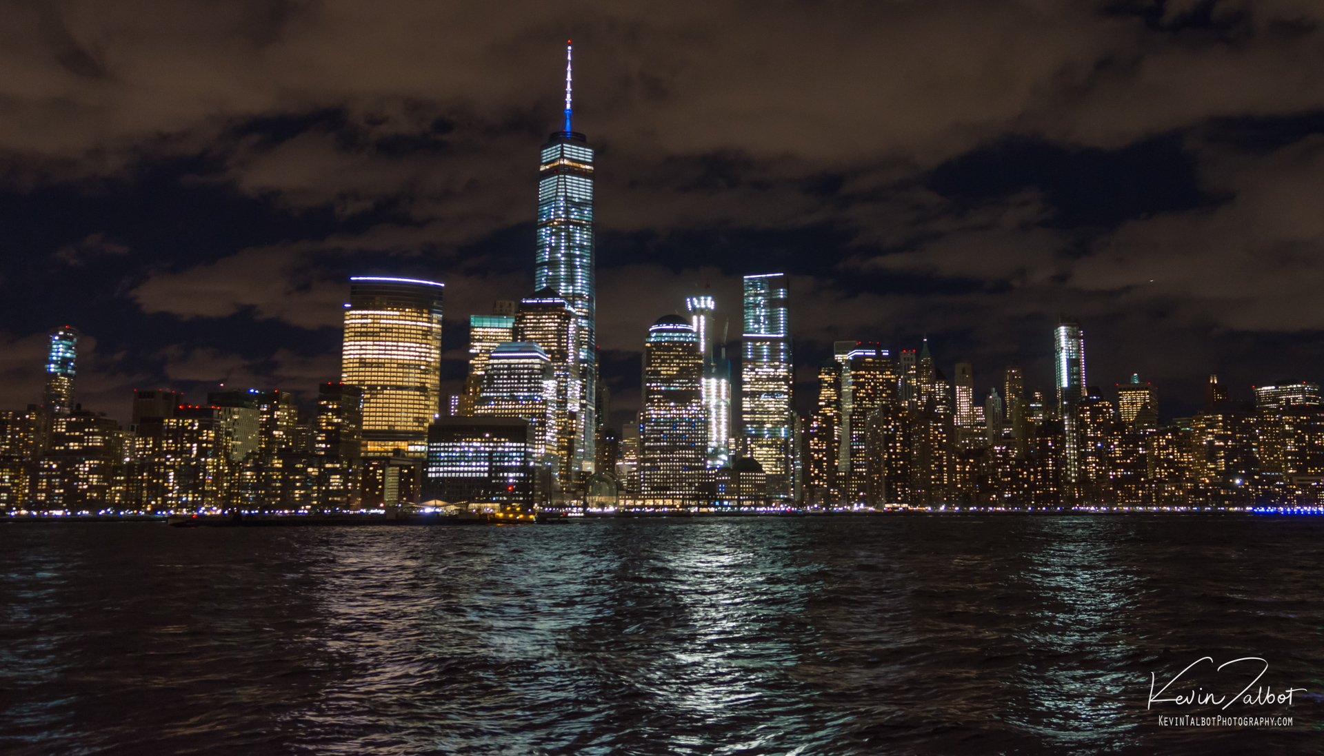 "NYC Night Skyline" 