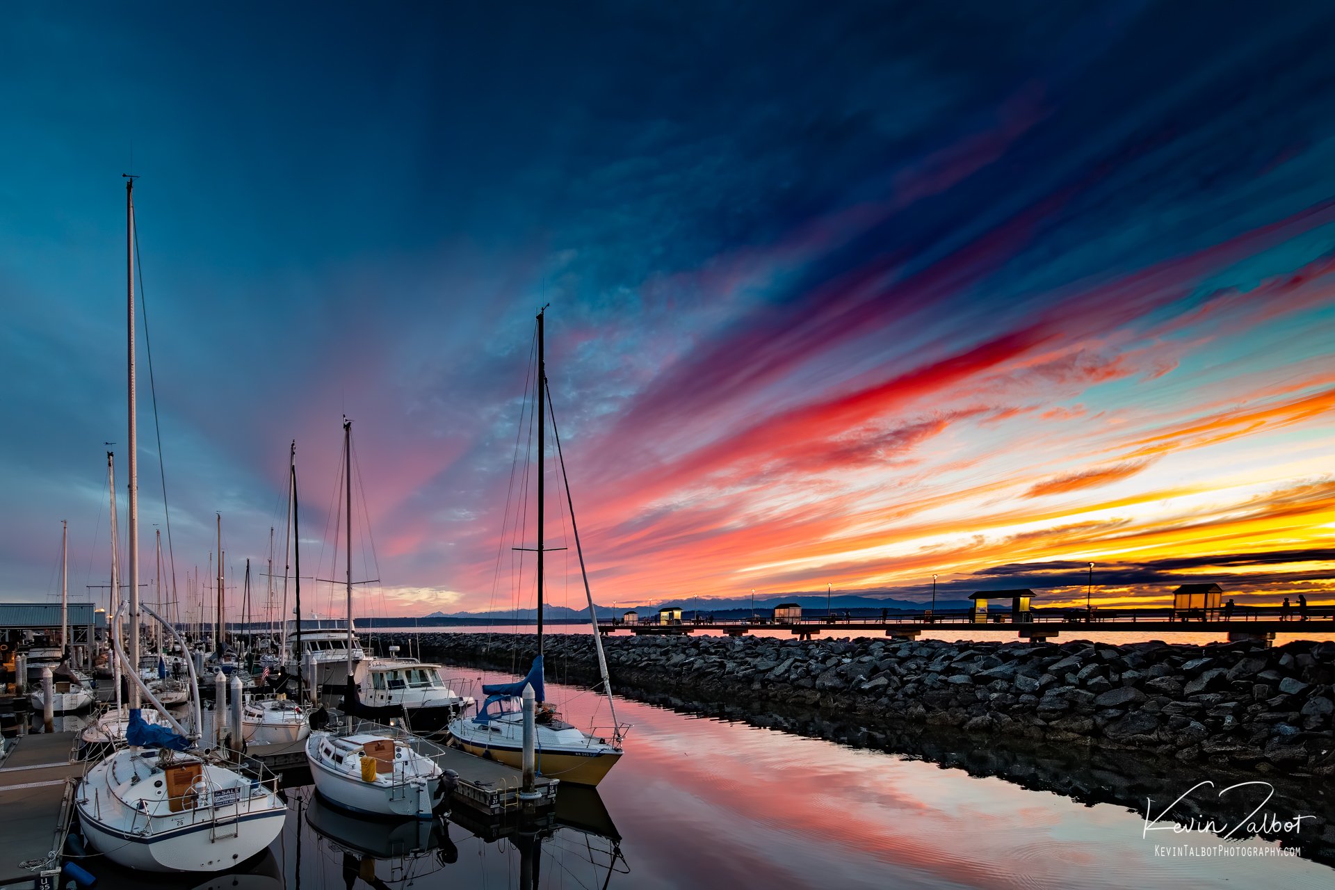 "Edmonds Marina Sunset" 