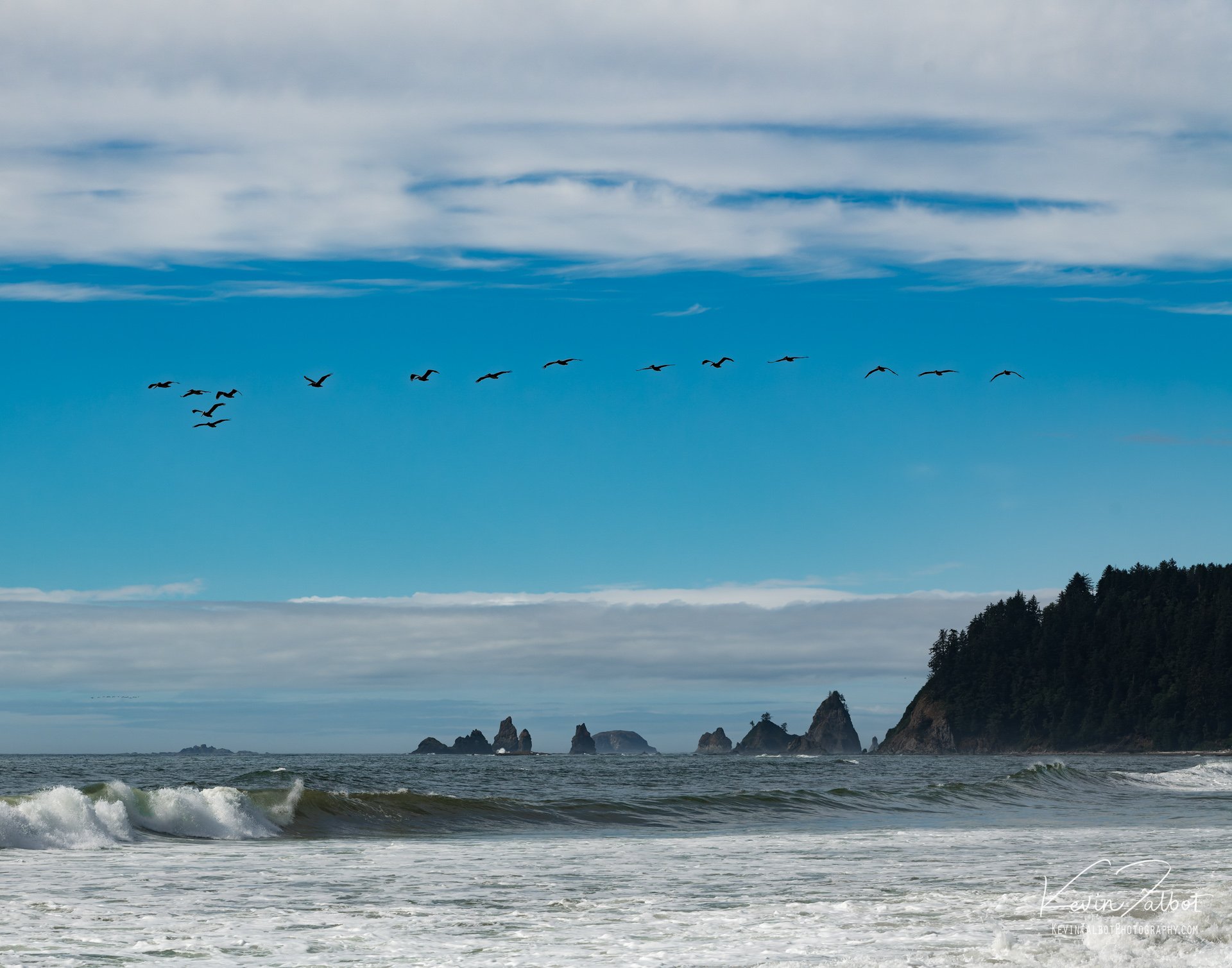 "Buzzing the beach” 