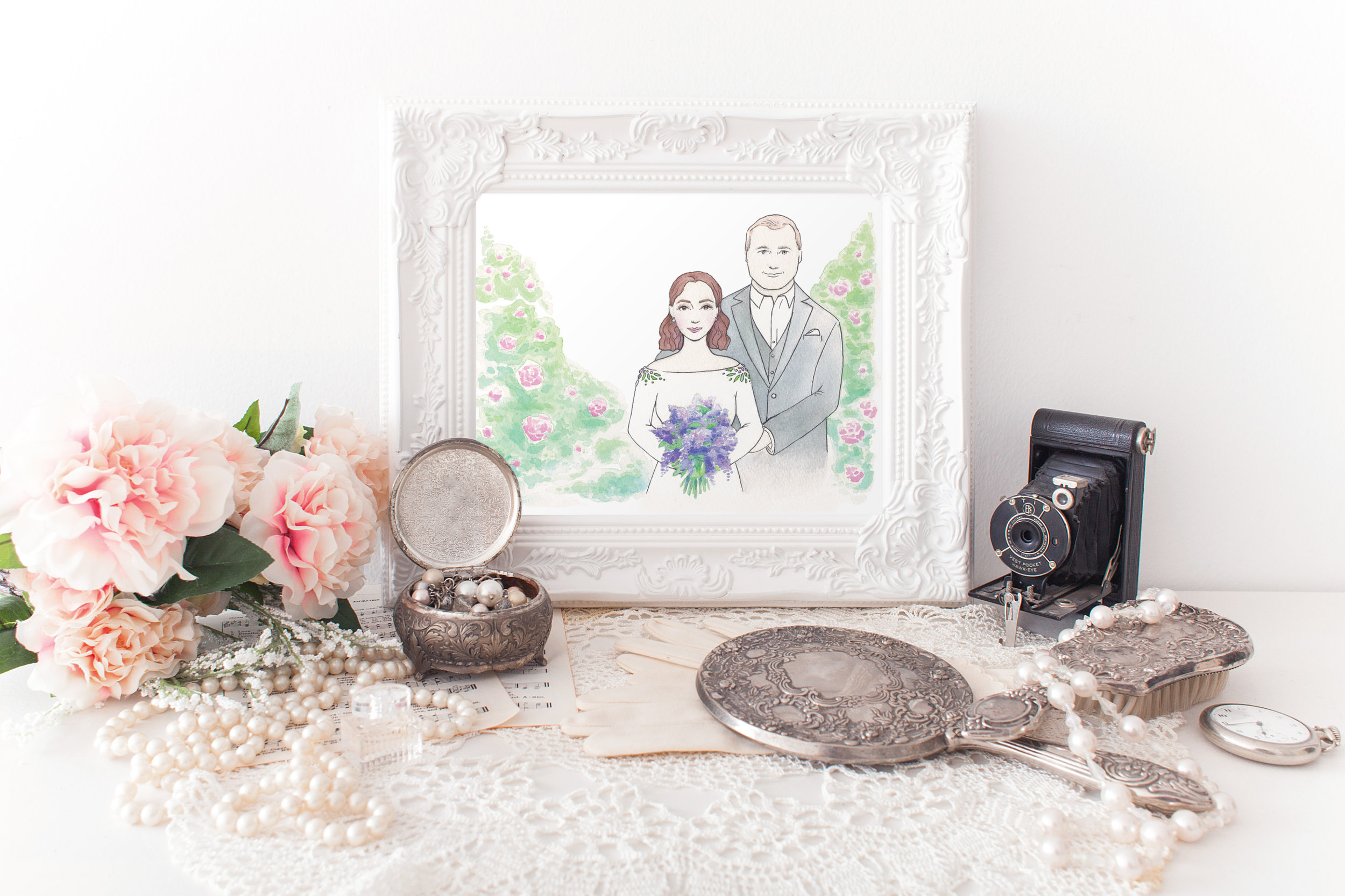Botanical-Garden-Wedding-Art-Vintage-Couples-Portrait-Watercolor-Luminous-Creative-Studio.jpg