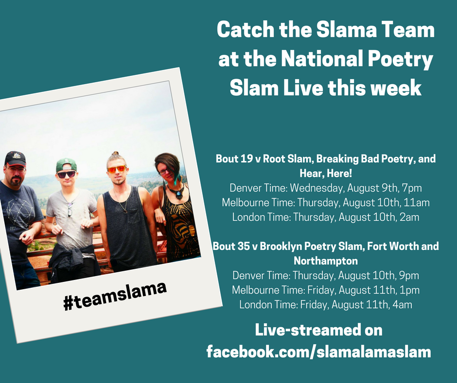 Team Slama's bout schedule