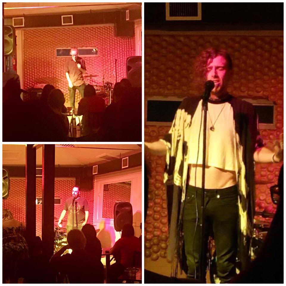 Performing at Blah Poetry Spot, in San Diego.