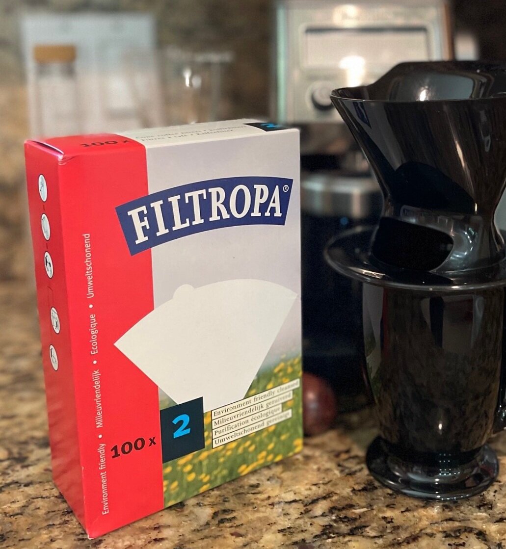 confezione da 100 taglia 4 Filtropa 2 scatole di carta filtrante per caffè non sbiancata 