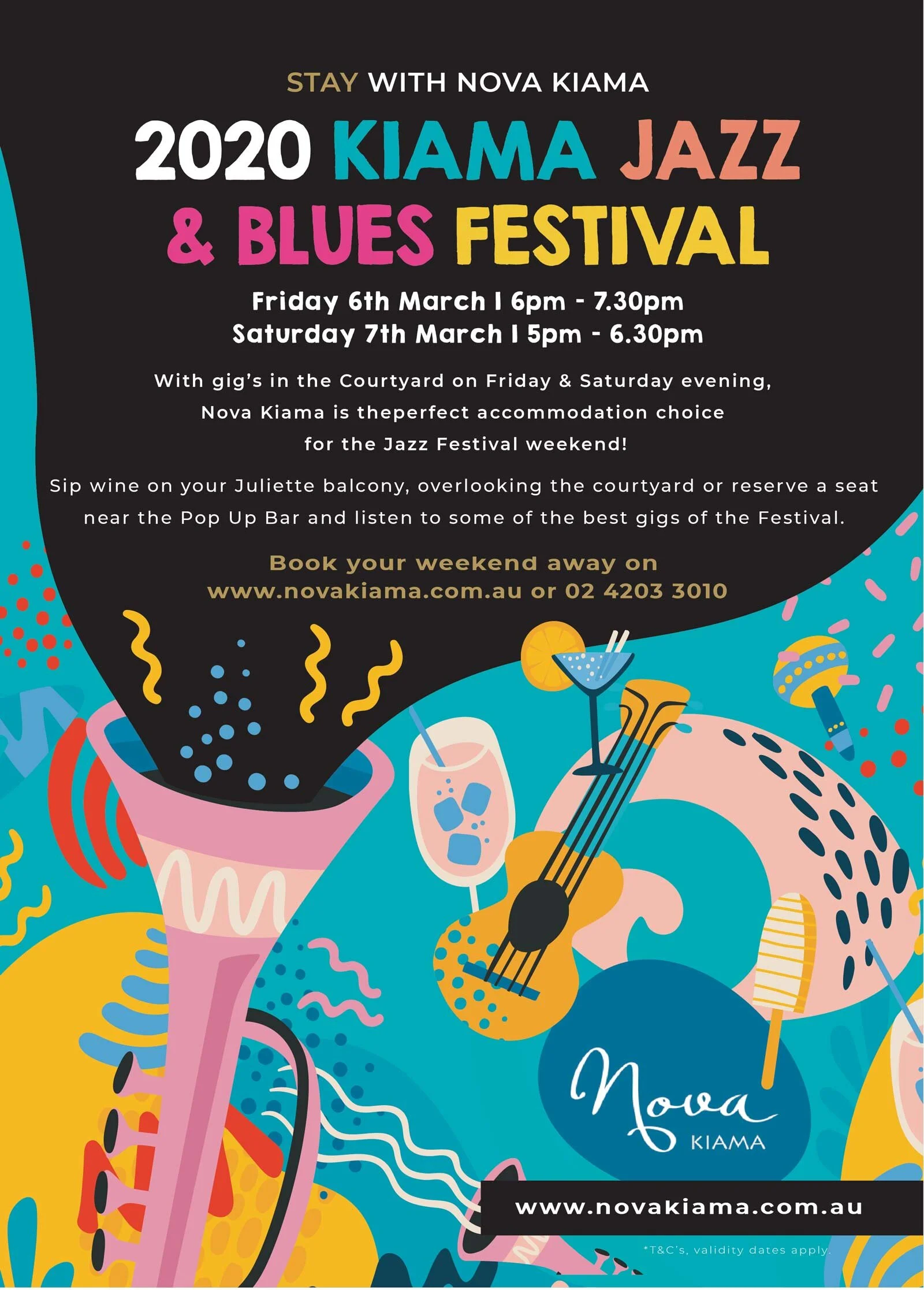 Serenata Trio @ NOVA , Kiama Jazz &amp; Blues Festival