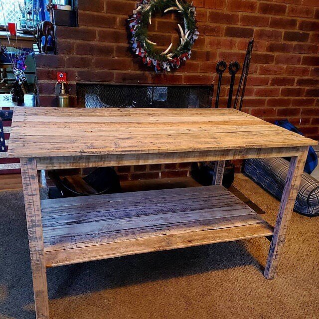 Prefer an unfinished look or want to stain the piece yourself? Need a custom size? No problem! .
.
.
.

#reclaimedwood #salvaged #reuse #shoplocal #choosereuse #customfurniture #knoxville #knoxvillefurniture #cha #chattanooga #handcraftedfurniture #h
