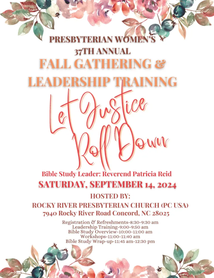 Presbyterian Women's Fall Gathering