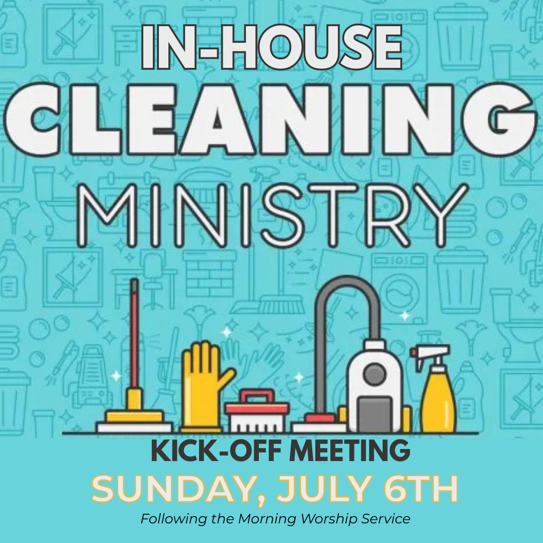 In-House Cleaning Ministry Meeting