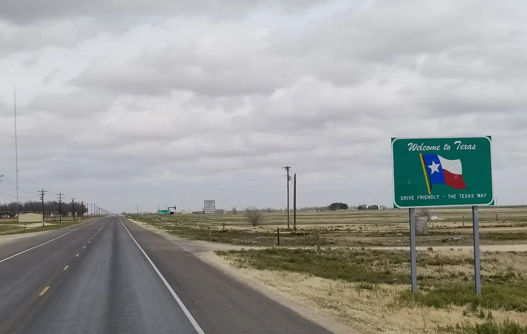 Texas state line