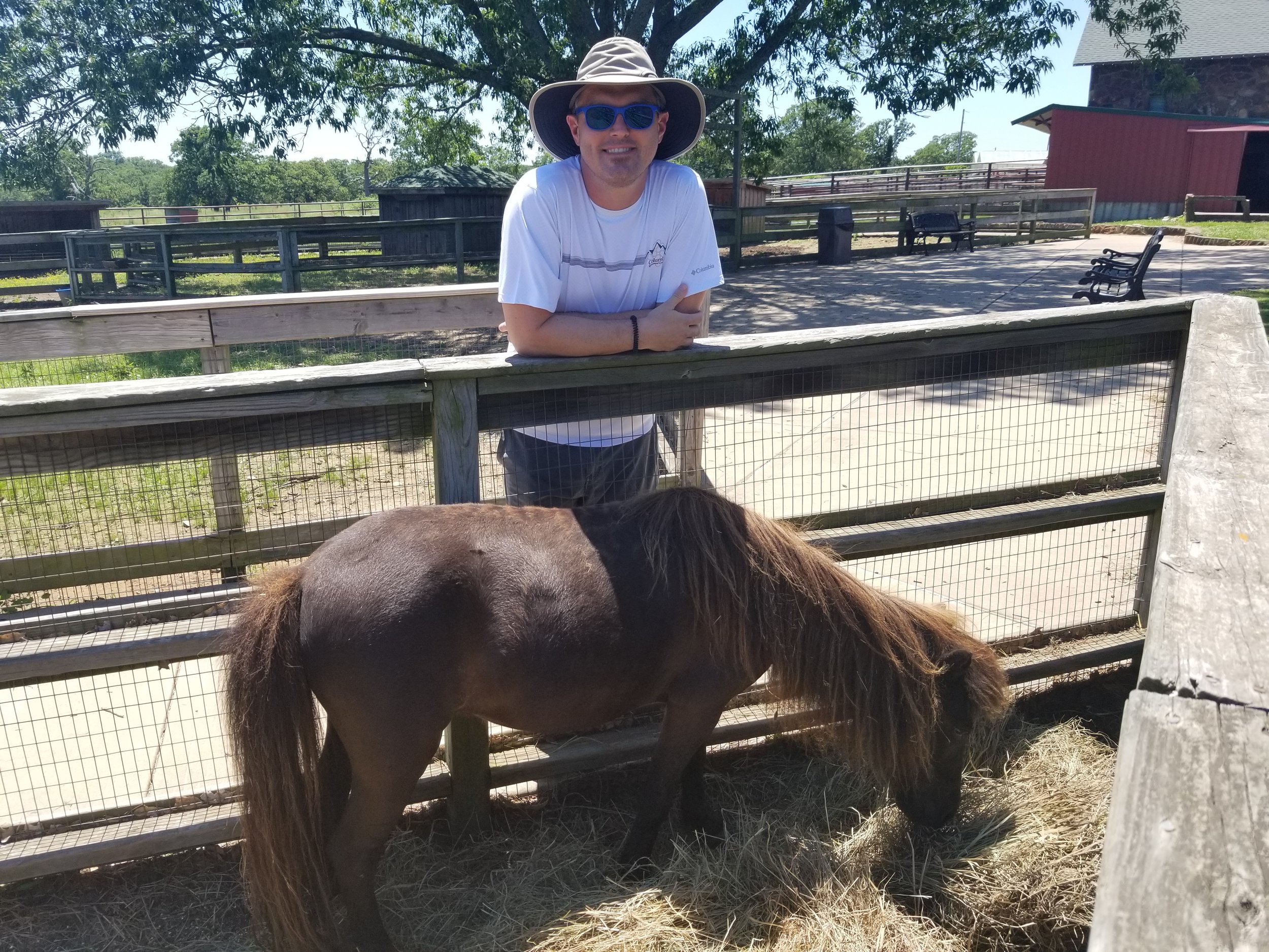 There were a few animals to pet outside and even more inside the Animal Barn