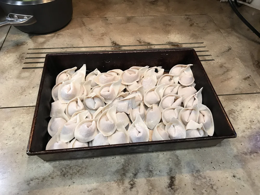 Homemade Won-tons